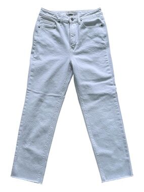 JUST USA | White Frayed Edge Ankle Jeans Sz 6